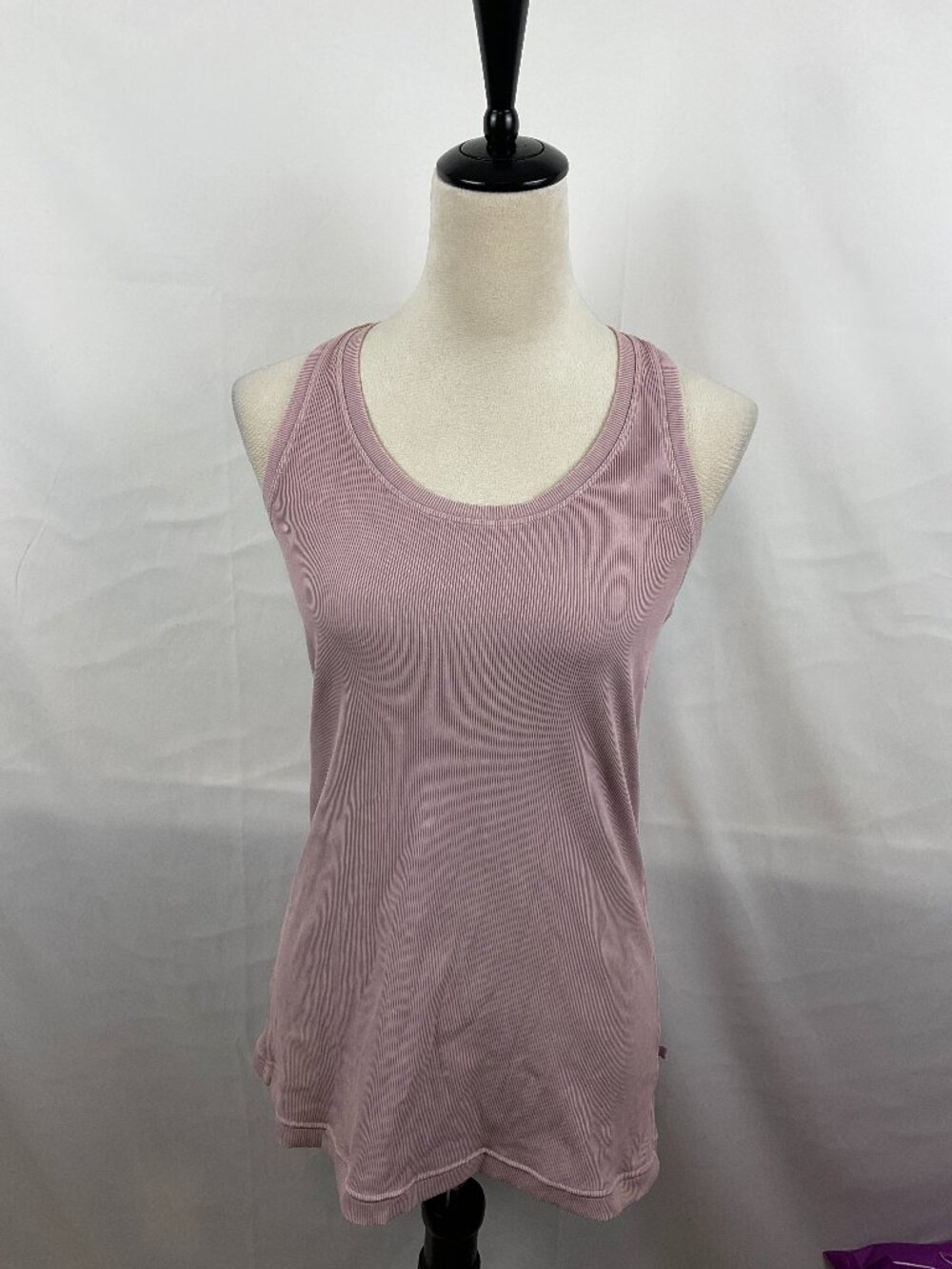 Lululemon Cool Racerback Tank Rib Washed Antoinette Light Lavender